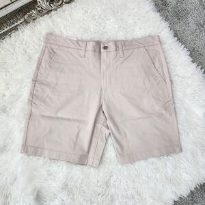 Member's Mark Flat Front Twill Shorts. 9"  inseam. Color Dry Sand. Size 36. New.